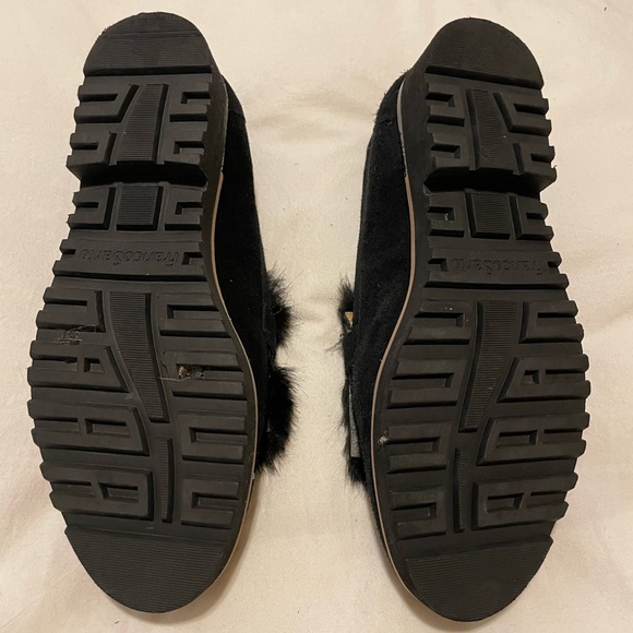 Franco Sarto Cyrus Suede Faux Fur Loafer - Picture 3 of 4